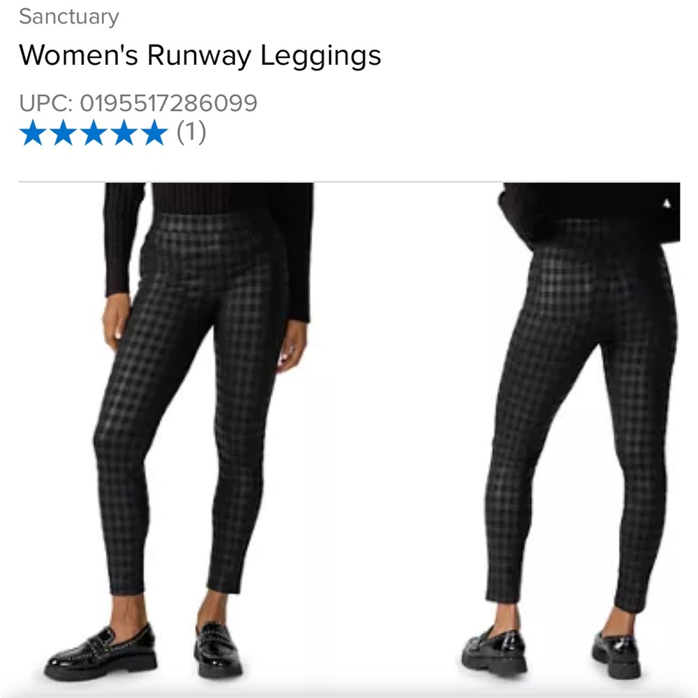 NWOT sanctuary, runway leggings. Small.